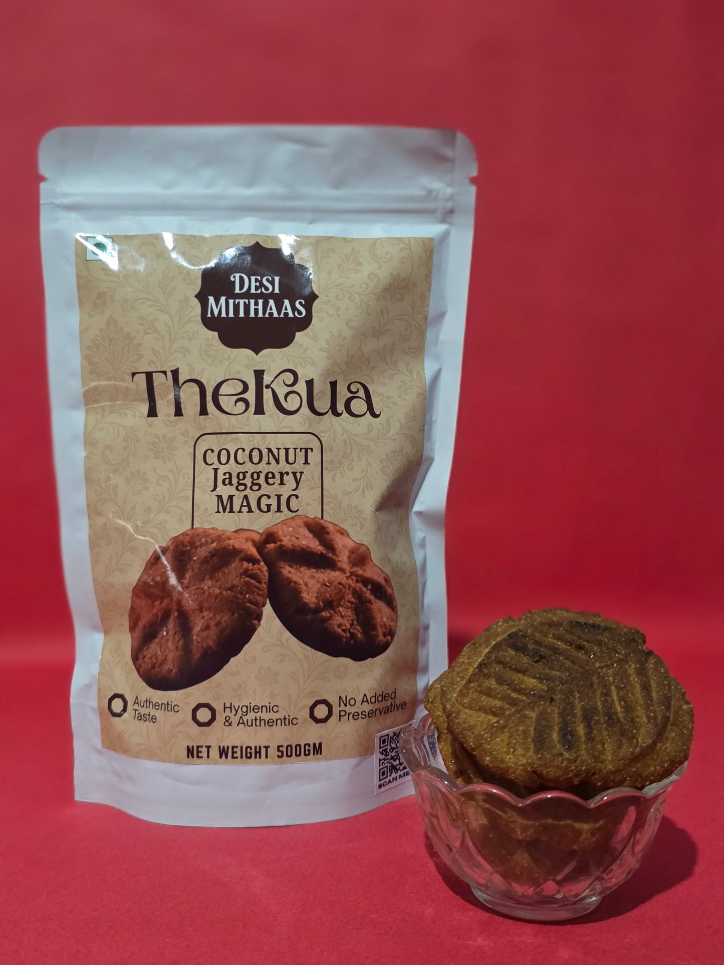 Coconut Jaggery Thekua 500gm